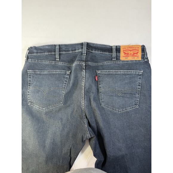 Levi’s 559 Jeans Men’s 40x32 Relaxed Straight Leg Blue Dark Wash Denim - Picture 5 of 9